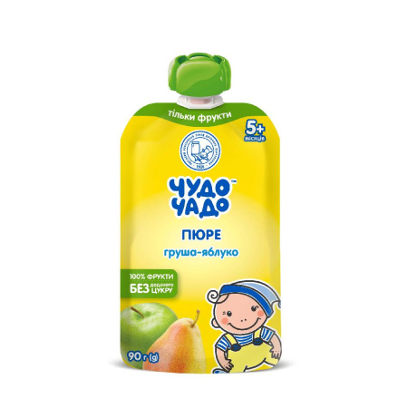 ЧУДО-ЧАДО Пюре груша-яблоко 90гр